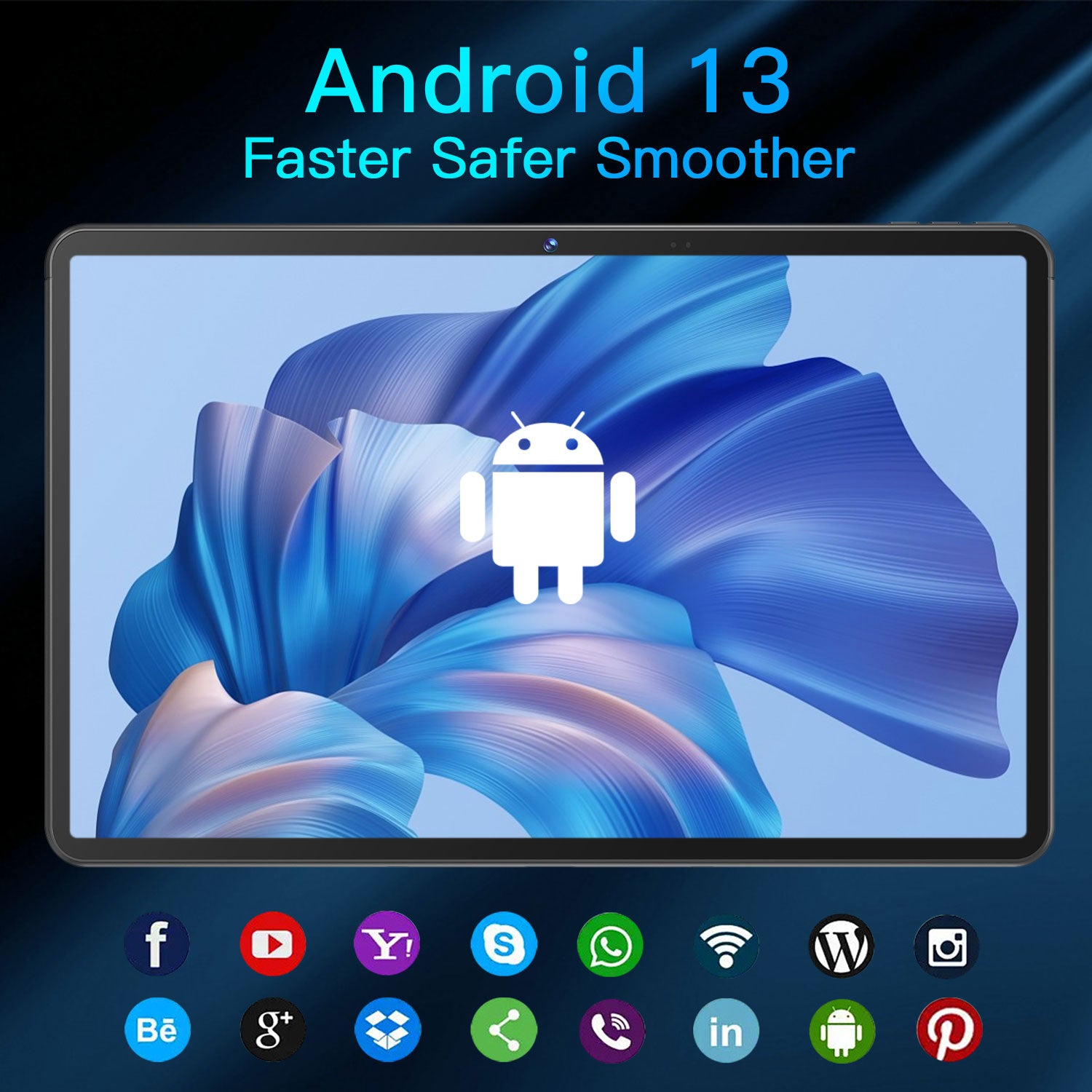 FASTWD Tablet 10 Pollici Android 13 